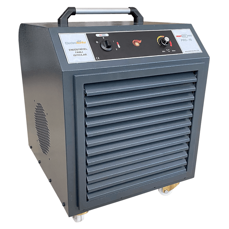 endüstriyel ısıtıcı , elektrikli ısıtıcı , fanlı ısıtıcı , 18 kw ısıtıcı , sera ısıtma , fabrika ısıtma , atölye ısıtma